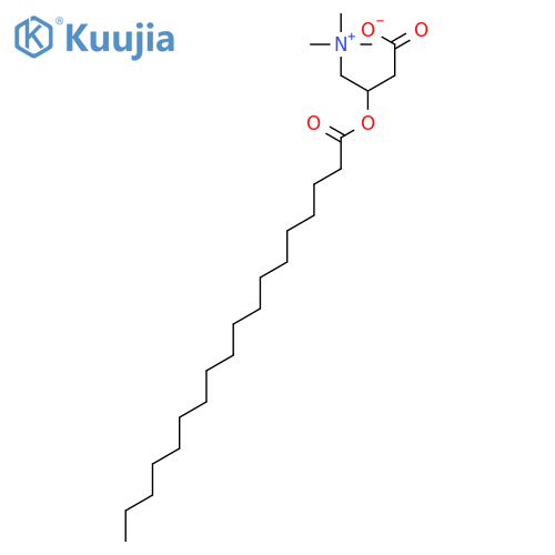 1-Propanaminium,3-carboxy-N,N,N-trimethyl-2-[(1-oxooctadecyl)oxy]-, inner salt structure