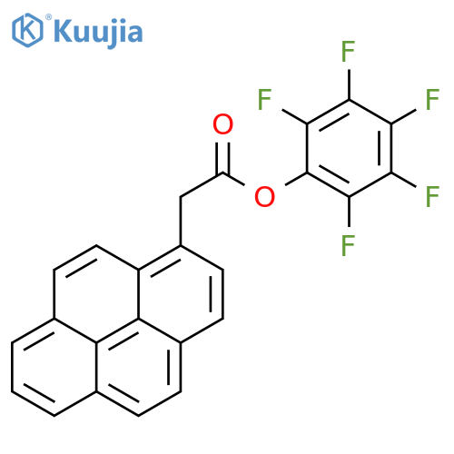 perfluorophenyl 2-(pyren-1-yl)acetate structure