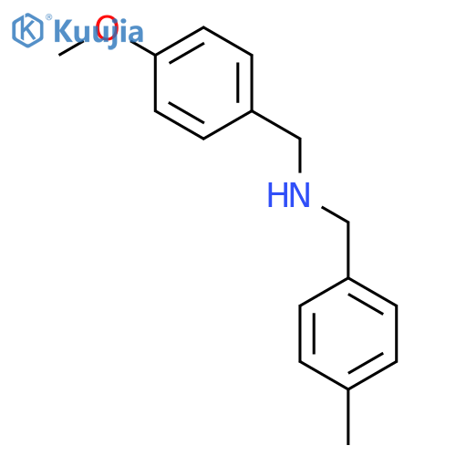 N-(4-Methoxybenzyl)-1-(p-tolyl)methanamine structure
