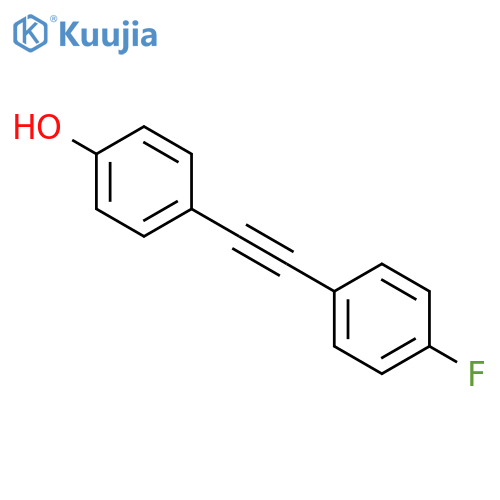 4-(4-Fluorophenylethynyl)phenol structure