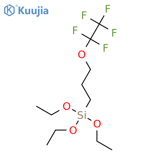 Silane, triethoxy[3-(pentafluoroethoxy)propyl]- structure