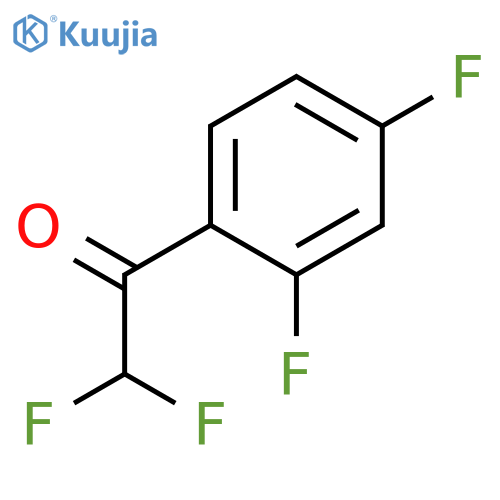 1-(2,4-difluorophenyl)-2,2-difluoroethan-1-one structure