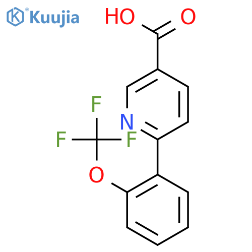 6-2-(Trifluoromethoxy)phenylnicotinic Acid structure