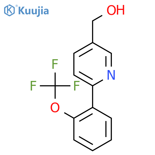 6-2-(Trifluoromethoxy)phenyl-3-pyridylmethanol structure