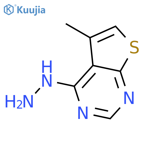 4-Hydrazino-5-methylthieno2,3-Dpyrimidine structure
