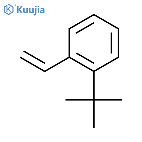 1-tert-butyl-2-ethenylbenzene structure
