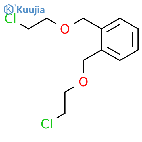 Benzene, 1,2-bis[(2-chloroethoxy)methyl]- structure