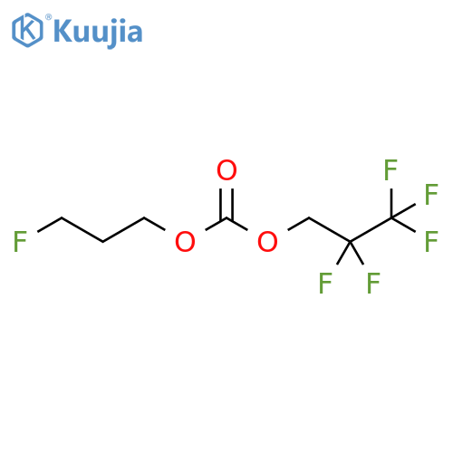 3-Fluoropropyl 2,2,3,3,3-pentafluoropropyl carbonate structure