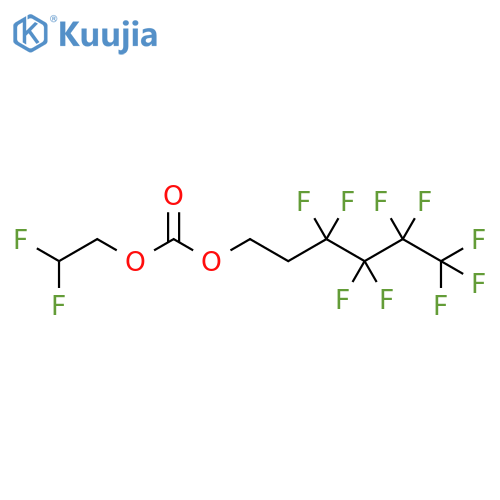 2,2-Difluoroethyl 1H,1H,2H,2H-perfluorohexyl carbonate structure
