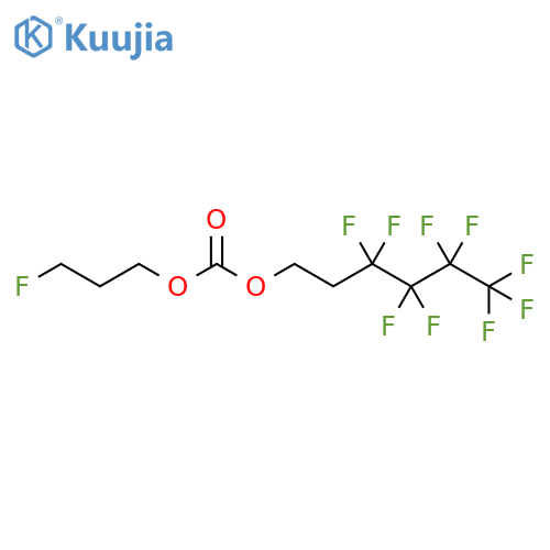 3-Fluoropropyl 1H,1H,2H,2H-perfluorohexyl carbonate structure