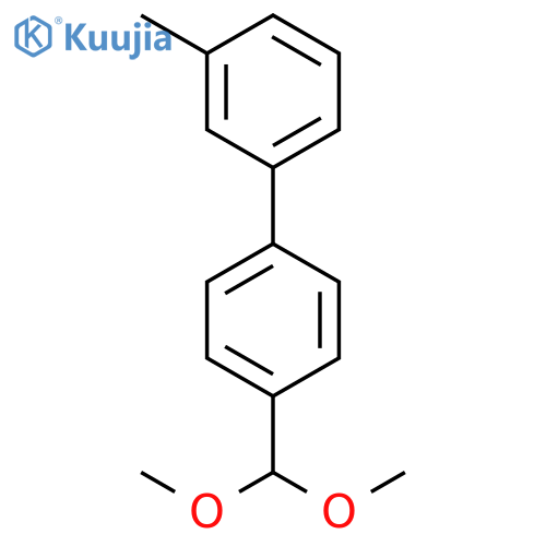 4'-(Dimethoxymethyl)-3-methyl-1,1'-biphenyl structure