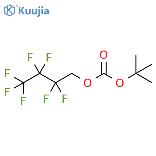 tert-Butyl 2,2,3,3,4,4,4-heptafluorobutyl carbonate structure