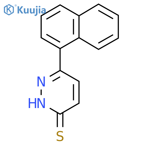 6-(Naphthalen-1-yl)pyridazine-3-thiol structure
