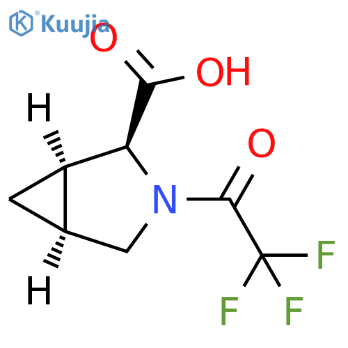 3-Azabicyclo[3.1.0]hexane-2-carboxylic acid, 3-(2,2,2-trifluoroacetyl)-, (1R,2S,5S)- structure
