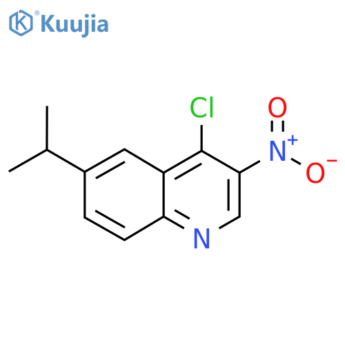 4-Chloro-3-nitro-6-propan-2-ylquinoline structure