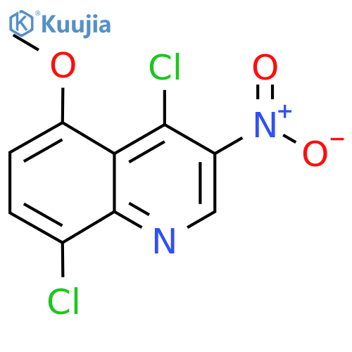 4,8-Dichloro-5-methoxy-3-nitroquinoline structure