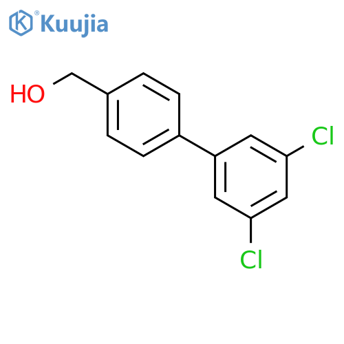 (3',5'-dichlorobiphenyl-4-yl)-methanol structure