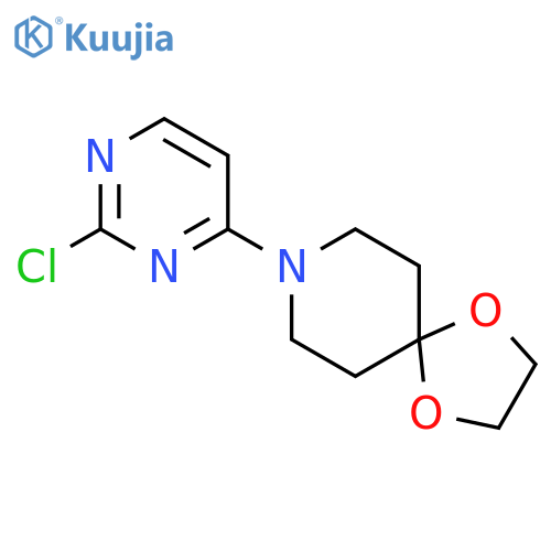 8-(2-chloropyrimidin-4-yl)-1,4-dioxa-8-azaspiro[4.5]decane structure