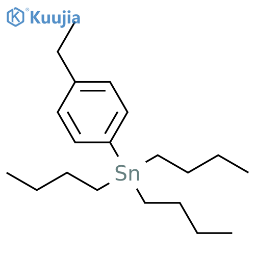 Stannane, tributyl(4-ethylphenyl)- structure