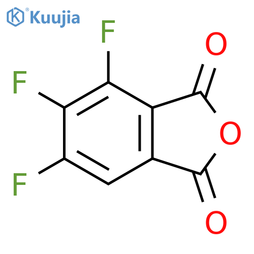 4,5,6-trifluoro-1,3-dihydro-2-benzofuran-1,3-dione structure