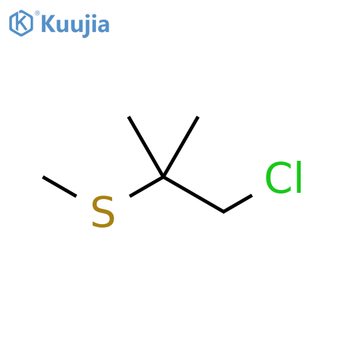 1-CHLORO-2-METHYL-2-(METHYLSULFANYL)PROPANE structure