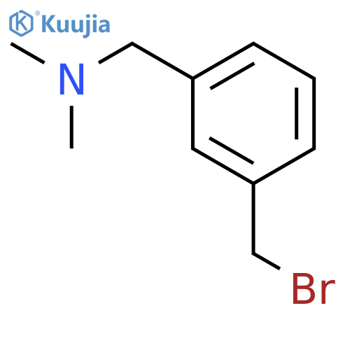 {3-(bromomethyl)phenylmethyl}dimethylamine structure