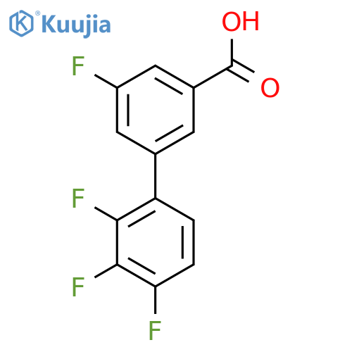 3-Fluoro-5-(2,3,4-trifluorophenyl)benzoic acid structure