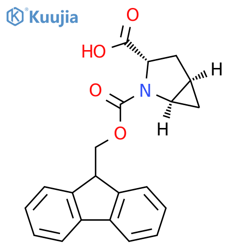 (1R,3S,5R)-2-[(9H-FLUOREN-9-YLMETHOXY)CARBONYL]-2-AZABICYCLO[3.1.0]HEXANE-3-CARBOXYLIC ACID structure