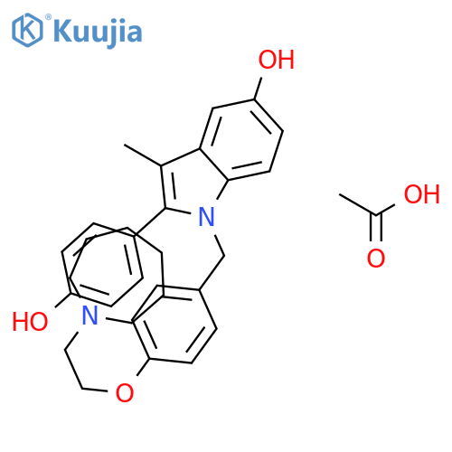 BAZEDOXIFENE ACETATE structure