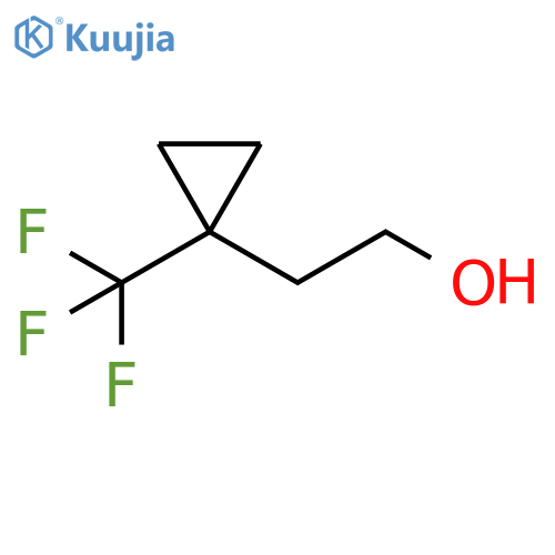 1-(TRIFLUOROMETHYL)CYCLOPROPANEETHANOL structure