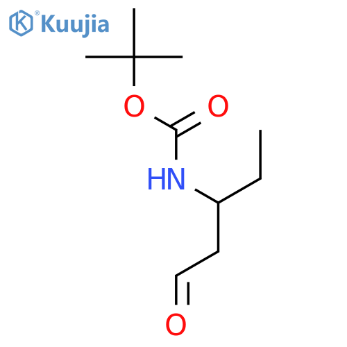 Carbamic acid, [(1R)-1-ethyl-3-oxopropyl]-, 1,1-dimethylethyl ester (9CI) structure