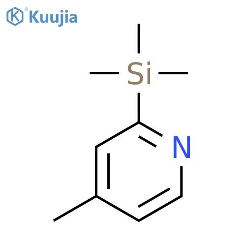4-Methyl-2-(trimethylsilyl)pyridine structure