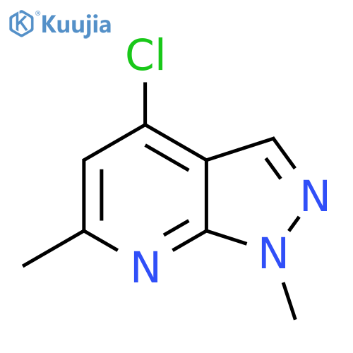 4-Chloro-1,6-dimethyl-1H-pyrazolo[3,4-b]pyridine structure
