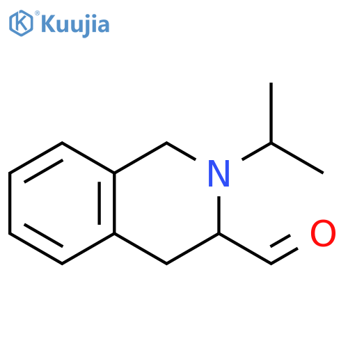 3-Isoquinolinecarboxaldehyde, 1,2,3,4-tetrahydro-2-(1-methylethyl)- structure