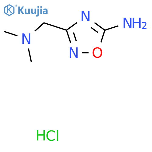 5-\u200bAmino-\u200bN,\u200bN-\u200bdimethyl-1,2,4-oxadiazole-3-methanamine Hydrochloric Acid structure