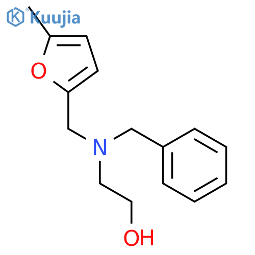 Ethanol, 2-[[(5-methyl-2-furanyl)methyl](phenylmethyl)amino]- structure