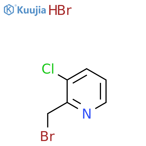 2-(Bromomethyl)-3-chloropyridine hydrobromide structure