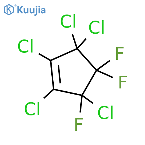 Cyclopentene, 1,2,3,3,5-pentachloro-4,4,5-trifluoro- structure