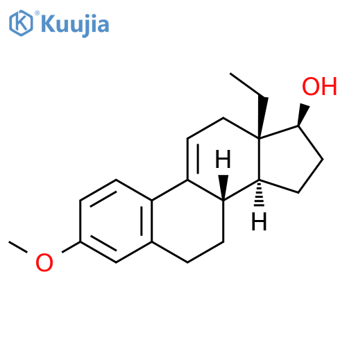 Gona-1,3,5(10),9(11)-tetraen-17-ol, 13-ethyl-3-methoxy-, (17β)- structure