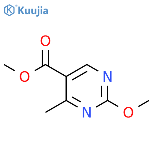 methyl-2-methoxy-4-methylpyrimidine-5-carboxylate structure