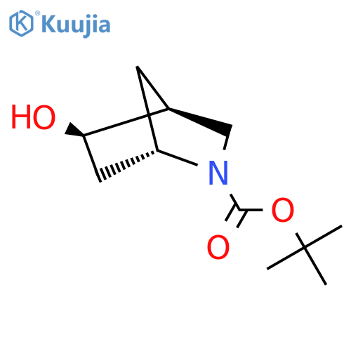 tert-butyl exo-5-hydroxy-2-azabicyclo[2.2.1]heptane-2-carboxylate structure