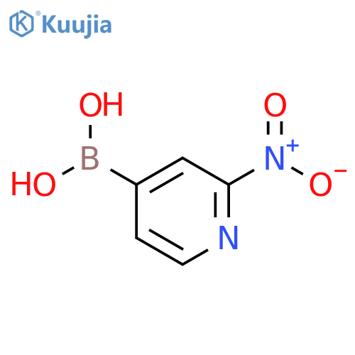 Boronic acid, B-(2-nitro-4-pyridinyl)- structure