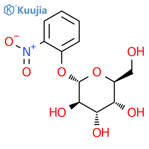 o-Nitrophenyl α-D-Galactopyranoside structure