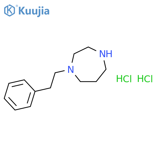 1-(2-Phenylethyl)-1,4-diazepane dihydrochloride structure