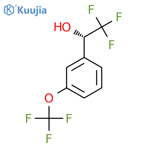 (1S)-2,2,2-trifluoro-1-3-(trifluoromethoxy)phenylethan-1-ol structure