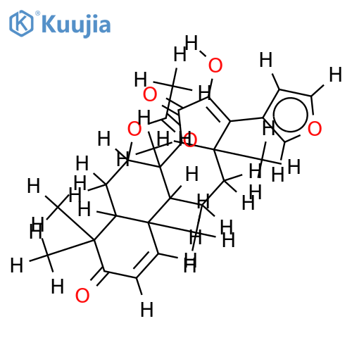 7-acetyl-16,17-dehydro-16-hydroxyneotrichilenone structure