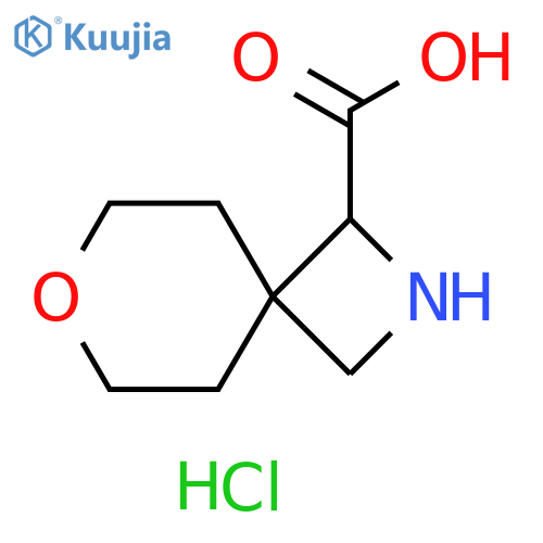 7-oxa-2-azaspiro3.5nonane-1-carboxylic acid hydrochloride structure