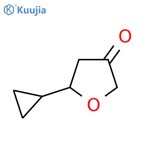 5-Cyclopropyloxolan-3-one structure