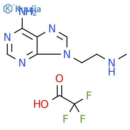 9-2-(Methylamino)ethyl-9H-purin-6-amine, Trifluoroacetic Acid structure