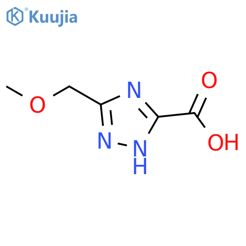 5-(methoxymethyl)-1H-1,2,4-triazole-3-carboxylic acid structure